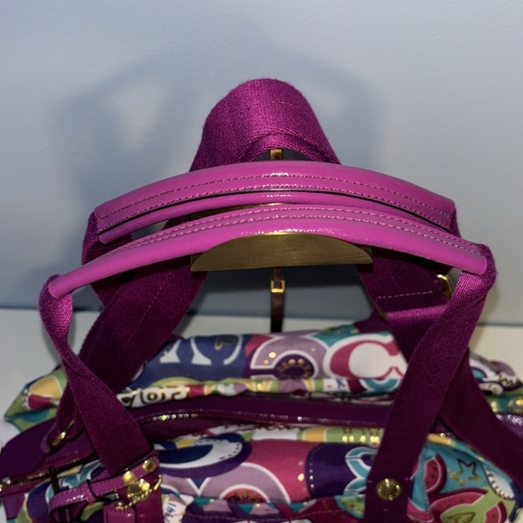 Y2K Coach Poppy Pop C Travel Weekender Bag - Picture 3 of 11
